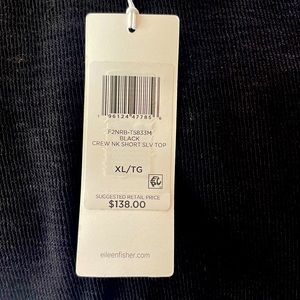 Eileen Fisher Crew Neck Short Sleeve Top